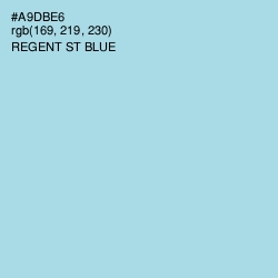 #A9DBE6 - Regent St Blue Color Image